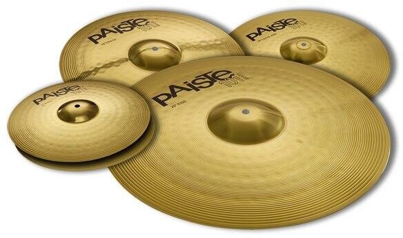 101 Brass Universal Set Комплект тарелок (14"/16"/20"+14"), Paiste — фото 1