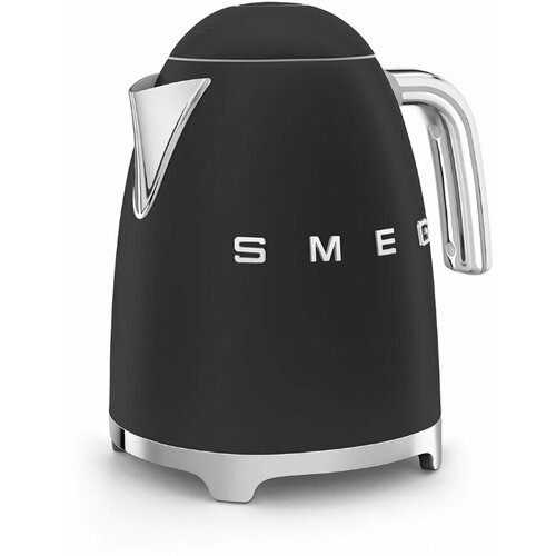 Чайник Smeg KLF03, матовый черный чайник terrine 1 5 л черный n57911 ceraflame