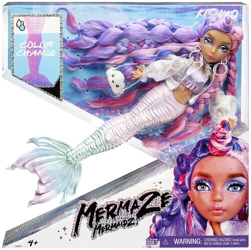 Кукла-русалка Mermaze Mermaidz Kishiko меняющая цвет 34см.