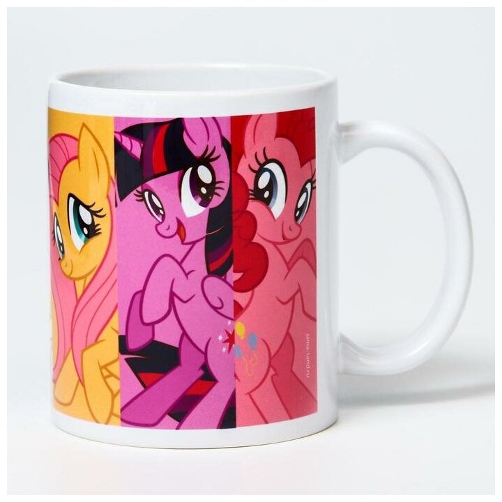 Кружка детская Hasbro сублимация "Пони", My Little Pony, 350 мл