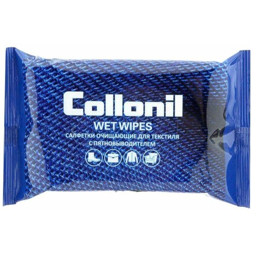 Влажные салфетки Collonil для текстиля, очищающие с пятновыводителем, обувь, мебель, автомобиль, сумки WWR15