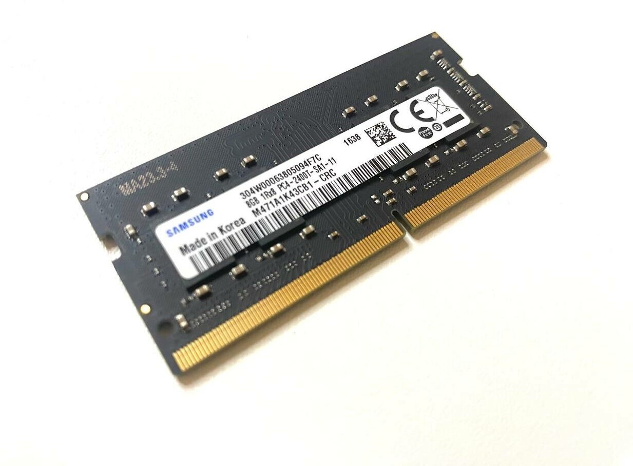 Оперативная память samsung DDR4 8GB 2400T 1.2V 1Rx8 SODIMM для ноутбука
