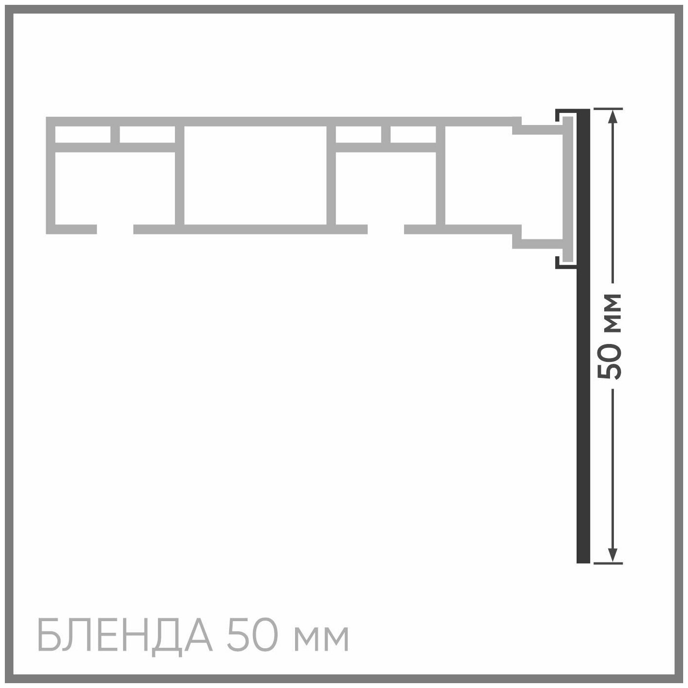 Бленда для пластмассового карниза / Декоративная планка 350 см х 50 мм Белый/золото - фотография № 9