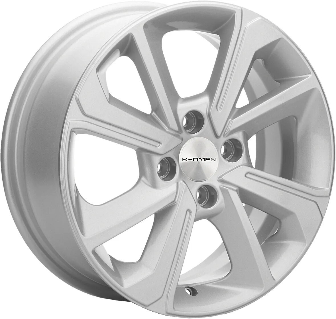 Диски Khomen Wheels KHW1501 15 / 4*100 ET46 D54.1 J6.0 F-Silver