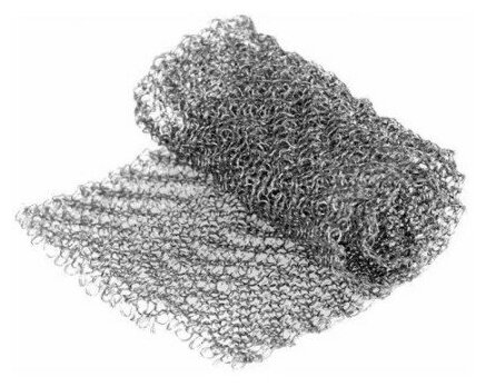 фото Регулярная проволочная насадка Панченкова нержавейка, 1 метр