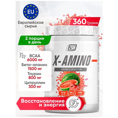 Аминокислоты 2SN X-Amino 360г Арбуз аминокислоты bsn amino x 1015 г вкус ежевика