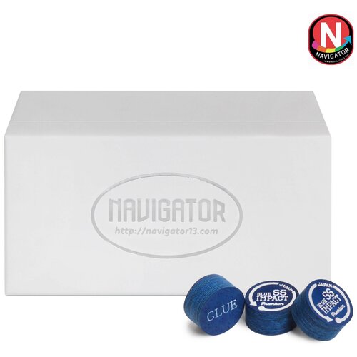 Наклейка для кия Navigator Blue Impact ø13мм Premium Super Soft 1шт.