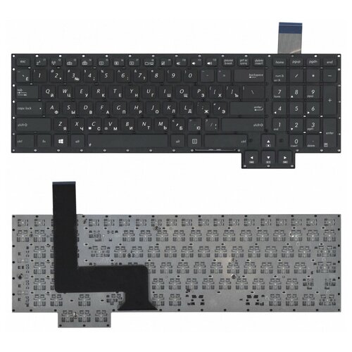 Клавиатура для Asus G750 черная без рамки 3789₽