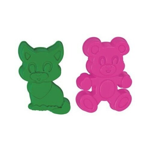 Формочки 2шт котенокмедведь П-Е 27 268₽