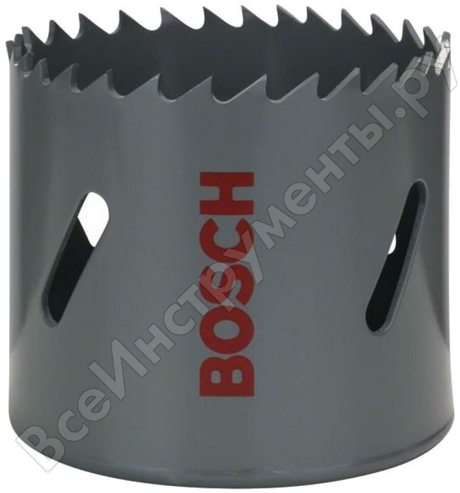 Коронка Bosch HSS-биметалл под стандартный адаптер 57 mm 2 1/4 (арт. 2608584119)