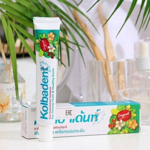 Органическая паста для зубов и десен Kolbadent Herbal Toothpaste, 35 гр