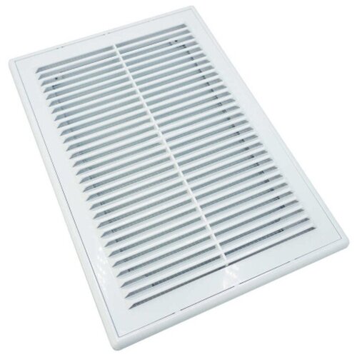 Вентиляционная решетка в рамке с сеткой 150х200 белая, пластик