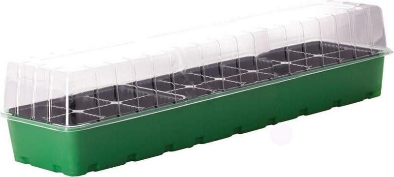 Минипарник для рассады InGreen Smart Solution (зеленый, 18 ячеек), 45,5х21,5х13 см ING60011F