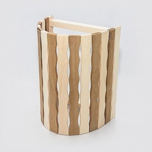 Абажур для бани и сауны настенный Пламя Термо липа Здравопар ЗПТМА-4