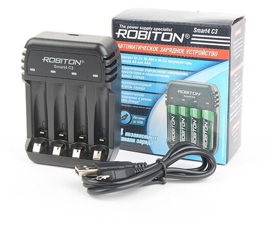 Robiton Зарядное устройство для аккумуляторов Robiton Smart4 C3