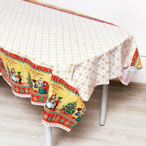 Скатерть С Новым годом 120 180 см 612₽