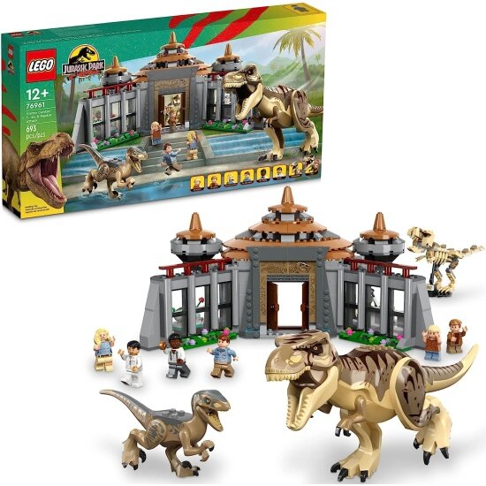 Конструктор Lego ® Jurassic World™ 76961 Центр для посетителей: Т-рекс против Раптора