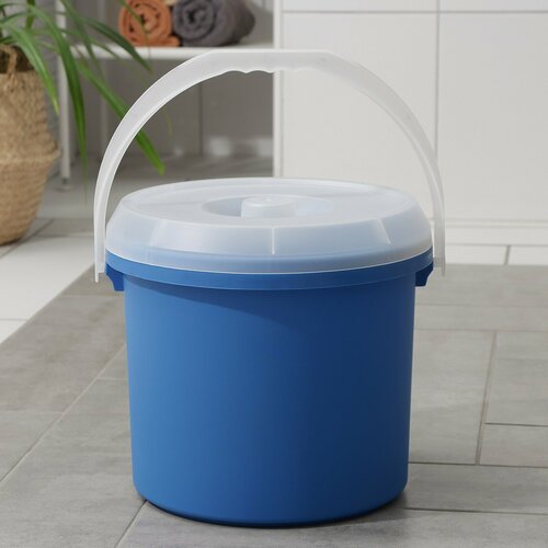 Ведро с крышкой Darel plastic, 15 л, цвет микс