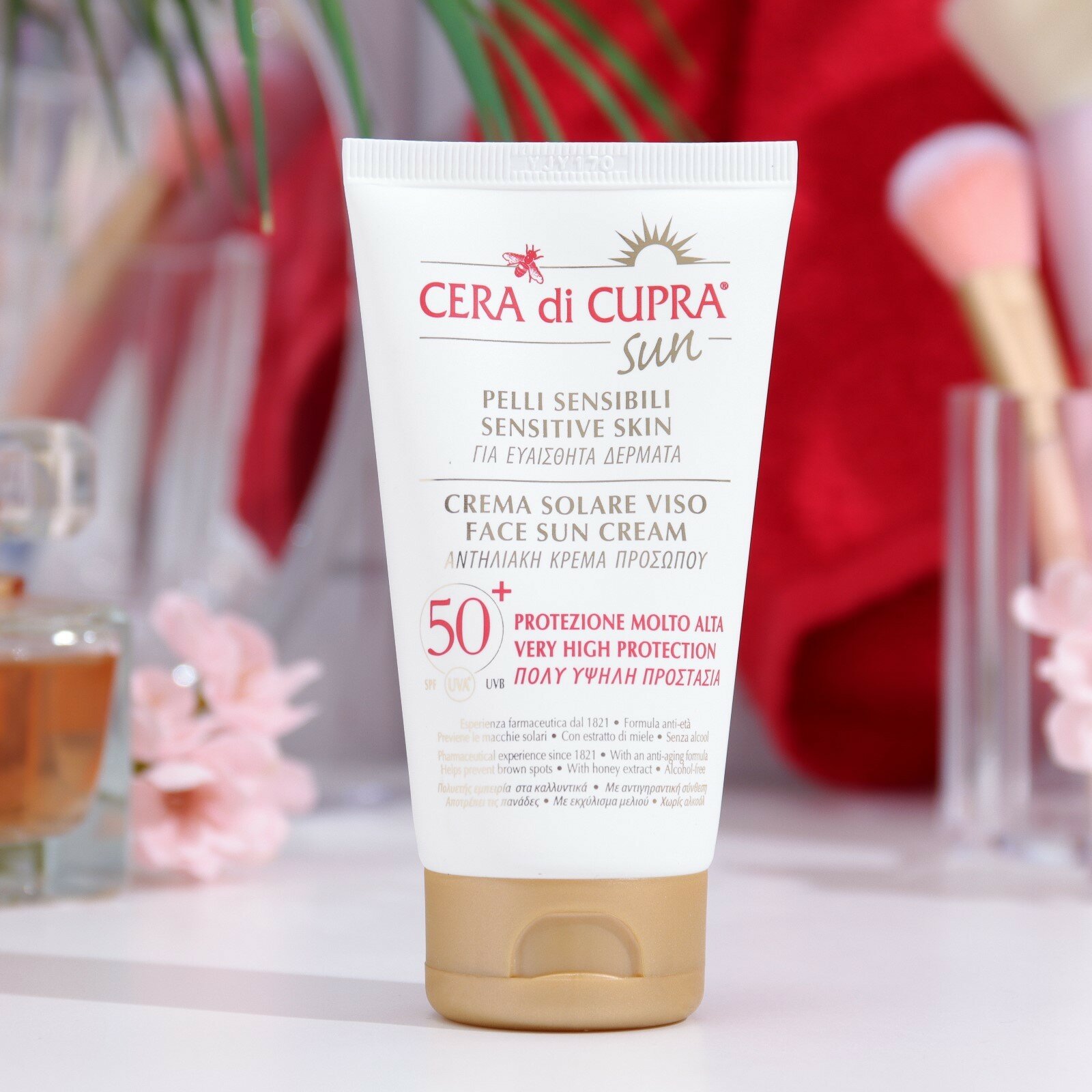 Крем для лица Cera di Cupra SUN FACE CREAM SPF 50+ 75 мл - фото №4
