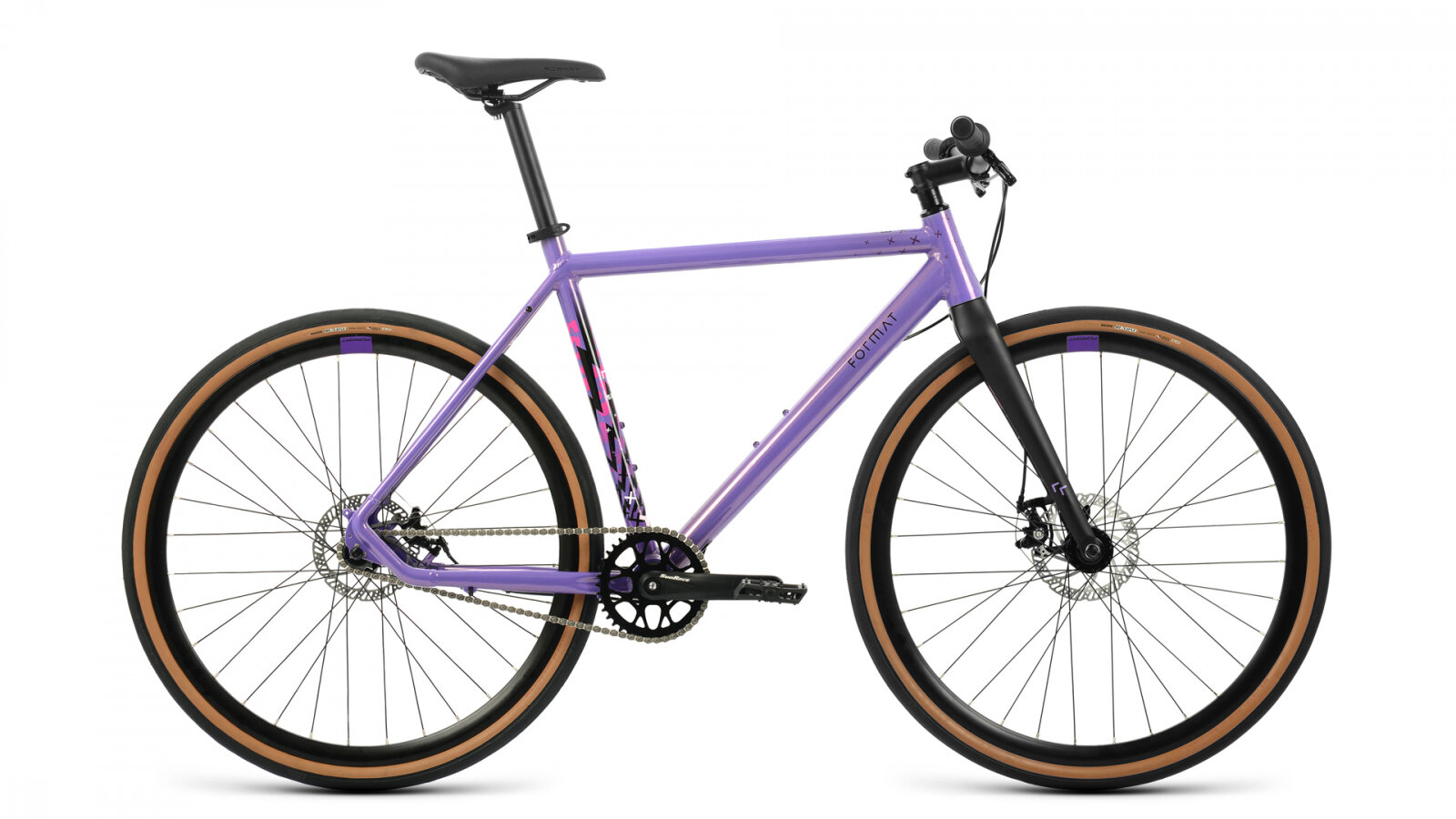 Велосипед Format 5343 700C (2023) фиолетовый 540