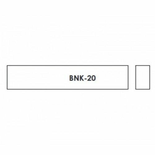 Верхний порожек Hosco BNK-20, заготовка (бланк) из натуральной кости, 56x11x6.5мм