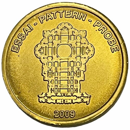 Ватикан 10 евроцентов (Xeros Ceros) 2009 г. (Проба)
