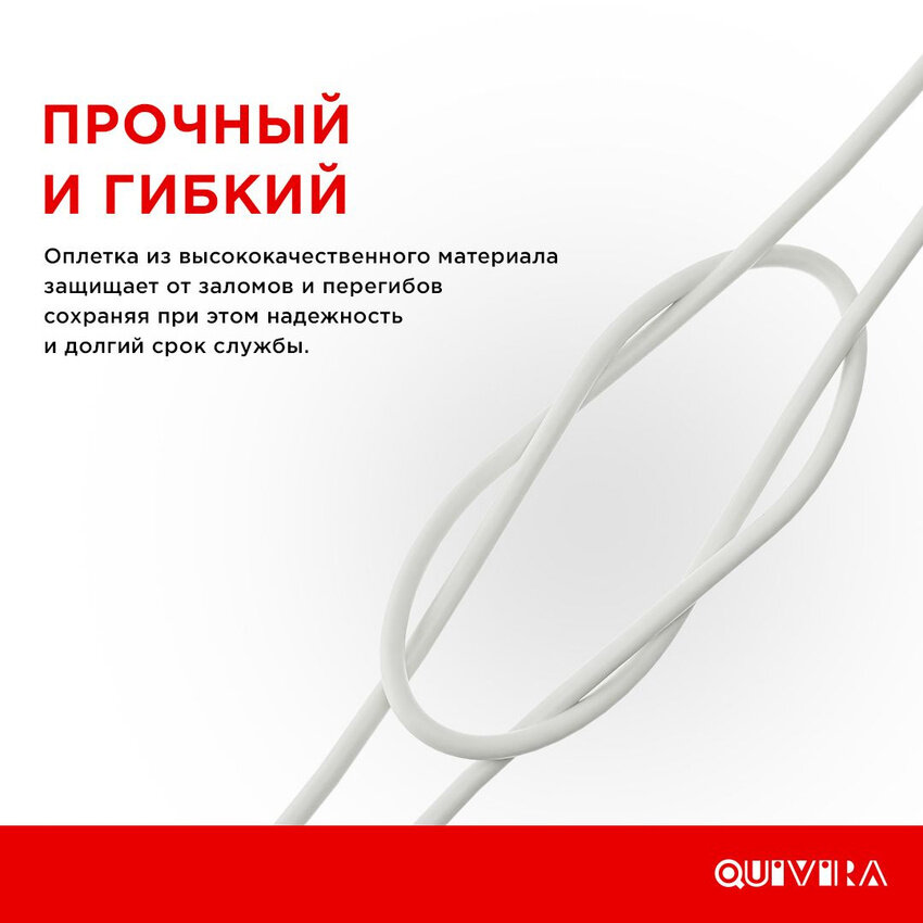 Блок питания Type C 20W с кабелем Type C -> Type C, зарядка для телефона, поддержка PD3.0, провод Type C быстрая зарядка — фото 1