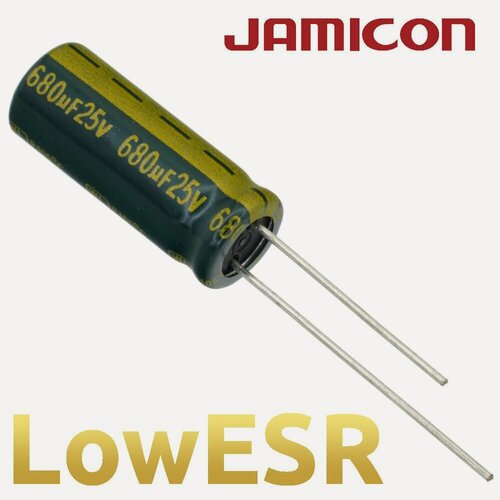 Изображение товара 680мкФ 25В / WL / 8х20 / 105 С / конденсатор электролитический (1шт)
