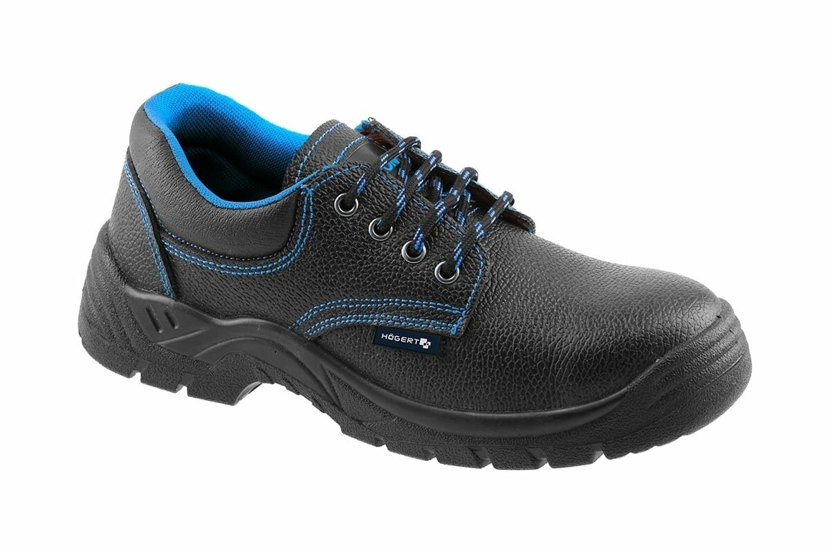 Рабочие кожаные полуботинки HOEGERT TECHNIK ZORGE S3 SRC металл размер 41 HT5K506-41