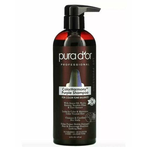 Шампунь для окрашенных волос Pura Dor с биотином