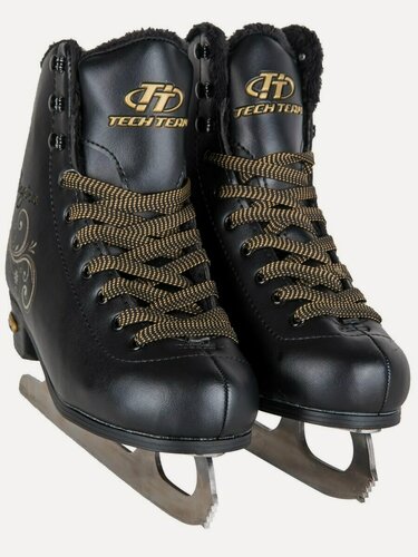 Изображение товара Фигурные коньки для девочек и женщин Tech Team Bagira black, размер 37