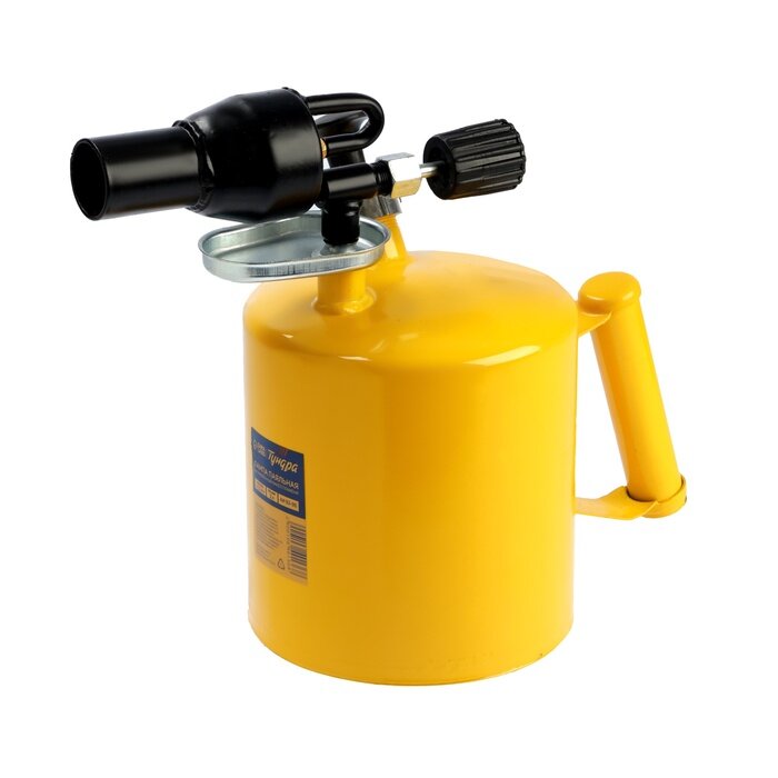 Изображение Лампа паяльная тундра, направленный факел пламени, расход <1.2 л/ч, АИ 92-95, объем 2 л