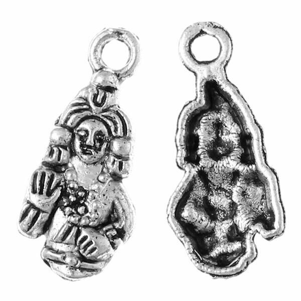 Подвеска "Человек Майя" #1, 6 штук. — фото 1