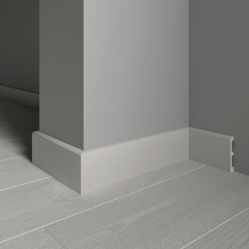 Изображение товара Плинтус дюрополимер напольный Decor-Dizayn (Декор-Дизайн), 80x13x2400 мм, DD706-75 капучино