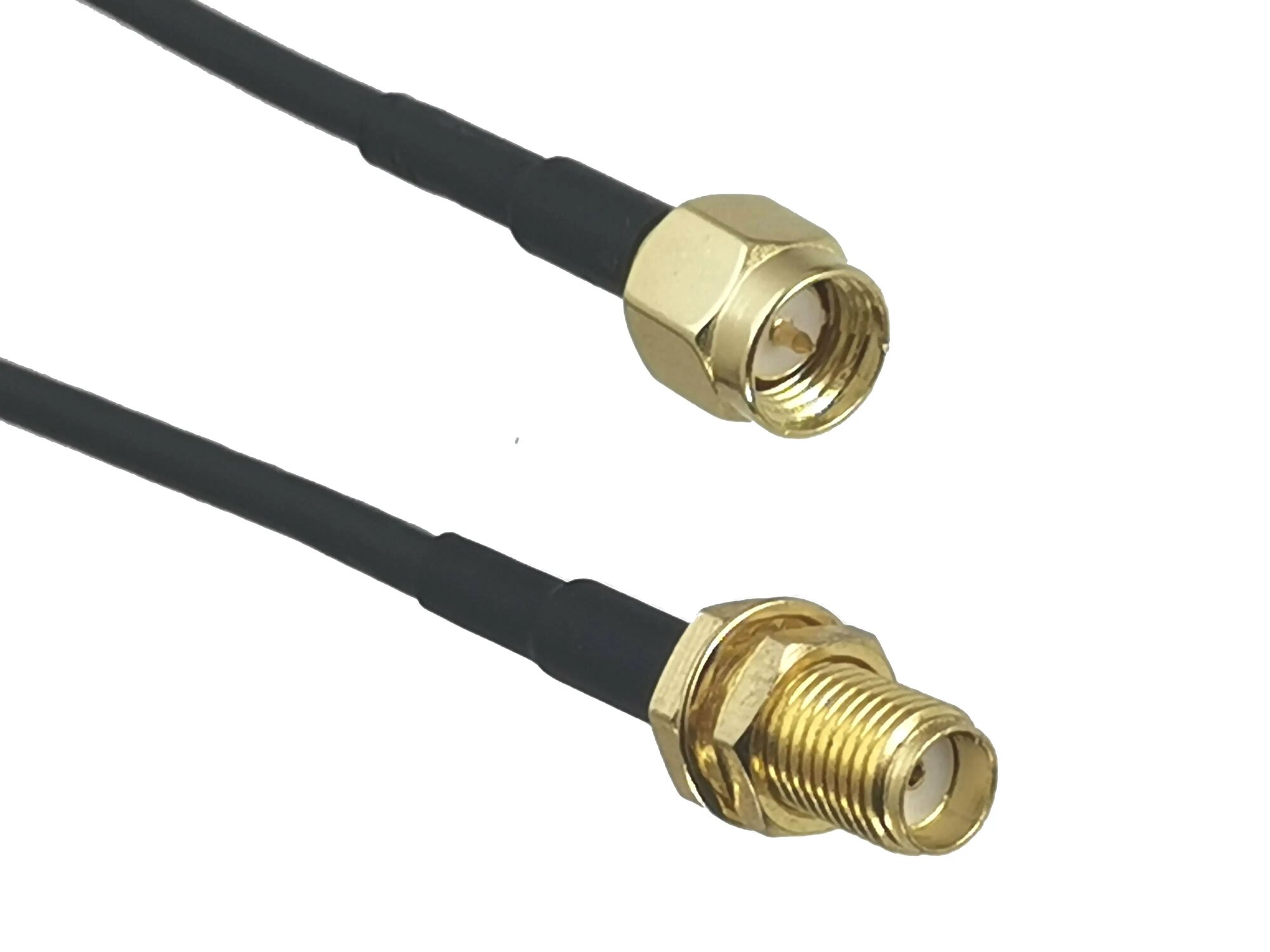 TTVXO RG316/RG174 Кабель SMA-SMA, RG174 SMA M to SMA F, 10FT (3M)