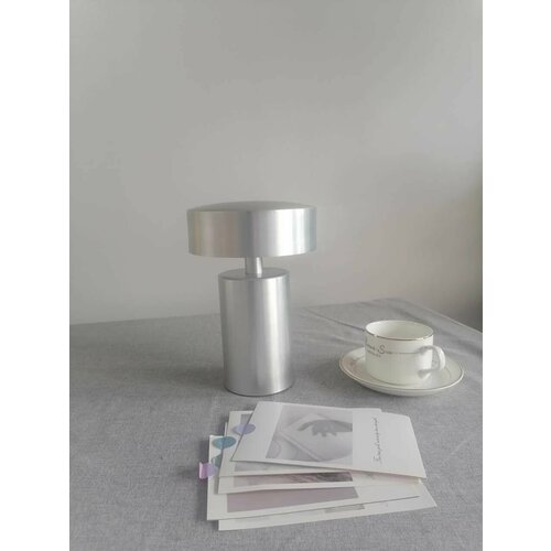 Лампа настольная Glamping Lighting T silver, 82317-T silver, Стиль Скандинавский