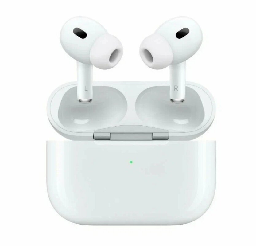 Беспроводные наушники Apple Airpods PRO 2 MagSafe USB-C , ANC (с шумоподавлением), White / белые — фото 1