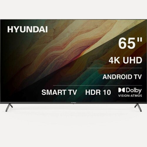 Изображение товара Телевизор Hyundai H-LED65BU7009, 65", 4К, Android TV, Wi-Fi, Bluetooth, чёрный