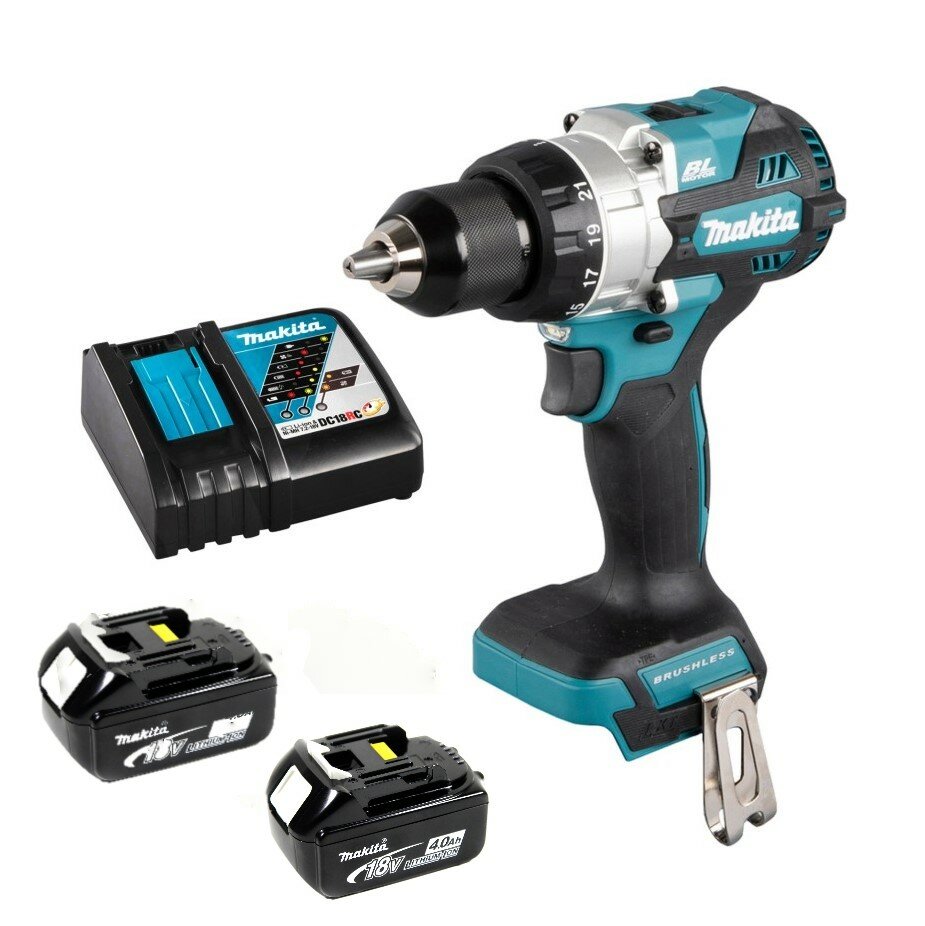 Аккумуляторная дрель-шуруповерт Makita DDF486RM2 (18V, 2х4.0Ah, Li-Ion)