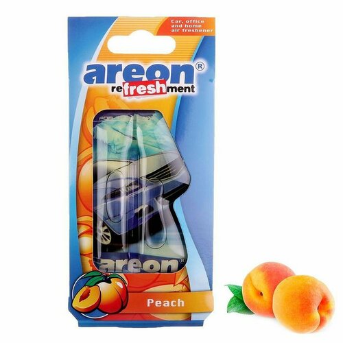 фото Ароматизатор подвесной (peach/персик) "areon" refreshment liquid