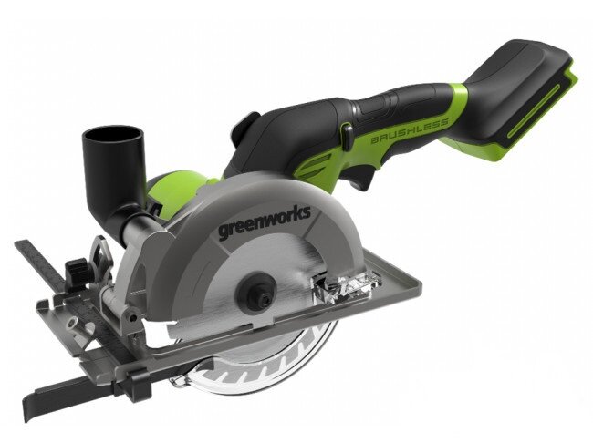Циркулярная мини пила аккумуляторная GREENWORKS G24MCS 1501207 без АКБ и ЗУ