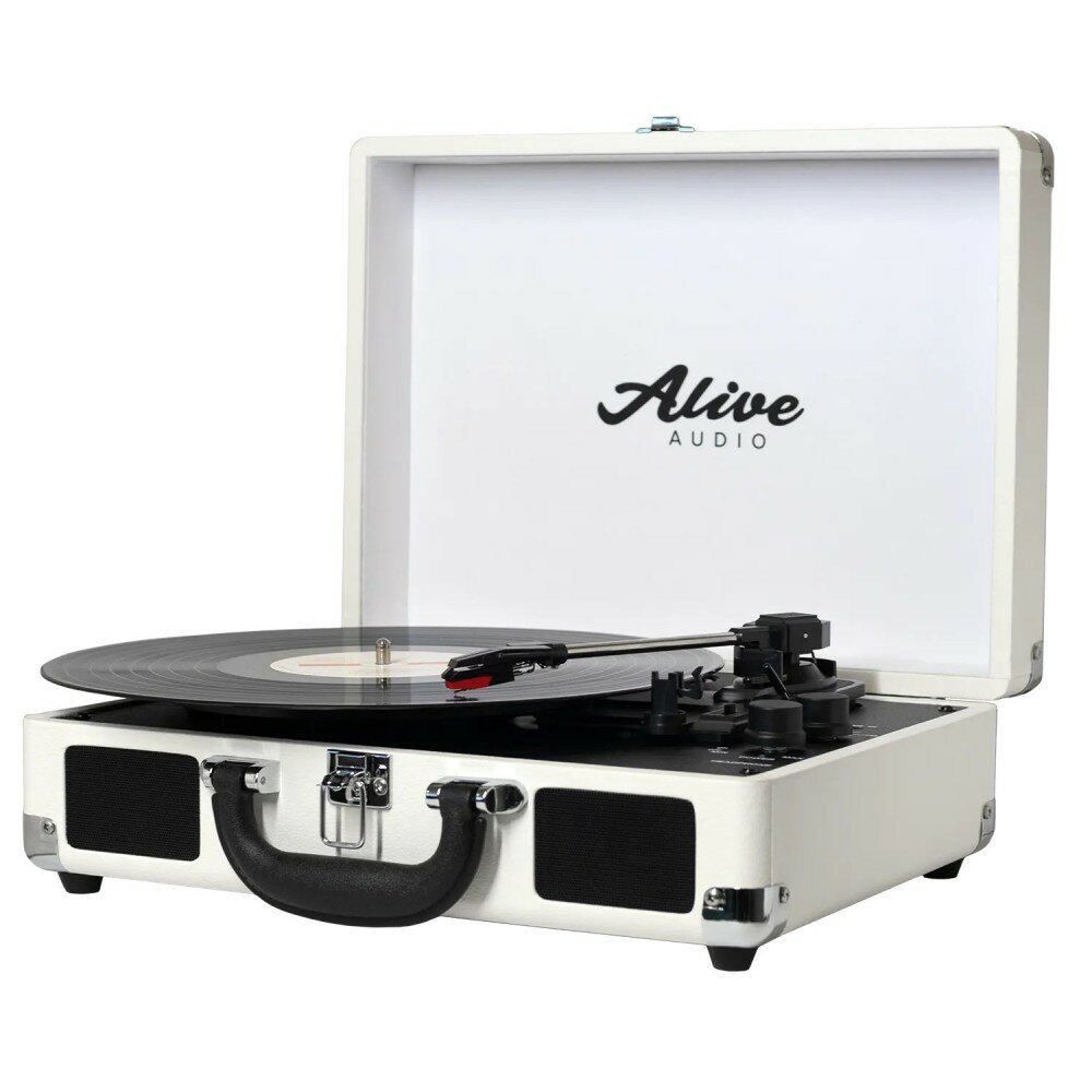 Виниловый проигрыватель Alive Audio GLAM Milk c Bluetooth