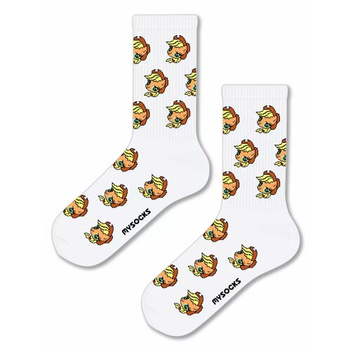 фото Носки mysocks, размер 36-43, белый