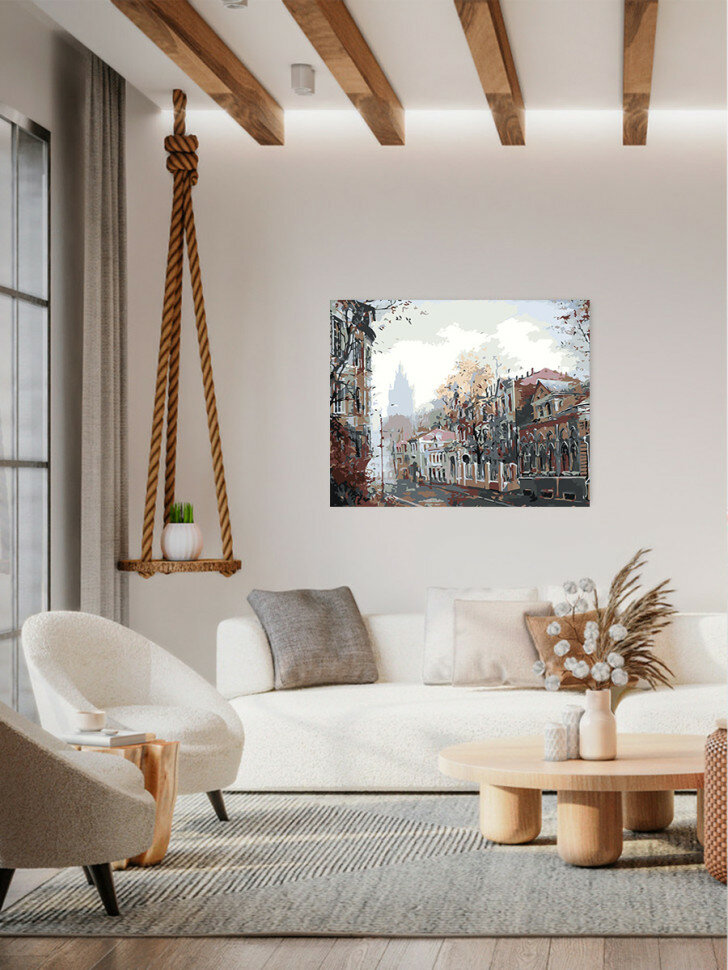 Картина по номерам "Город осенью" — фото 1