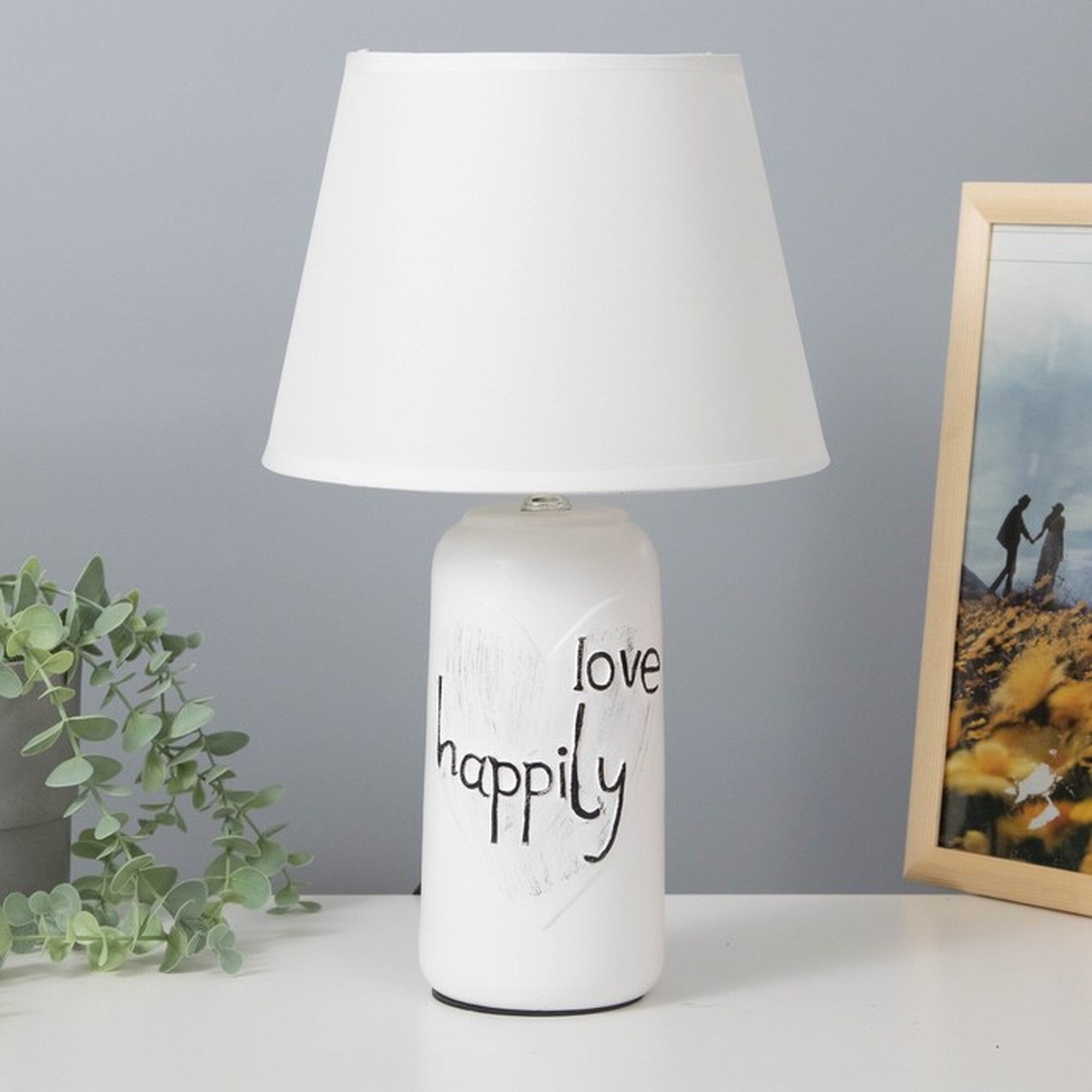 Настольная лампа 16602/1 E14 40 Вт белый 38×38×25 см RISALUX