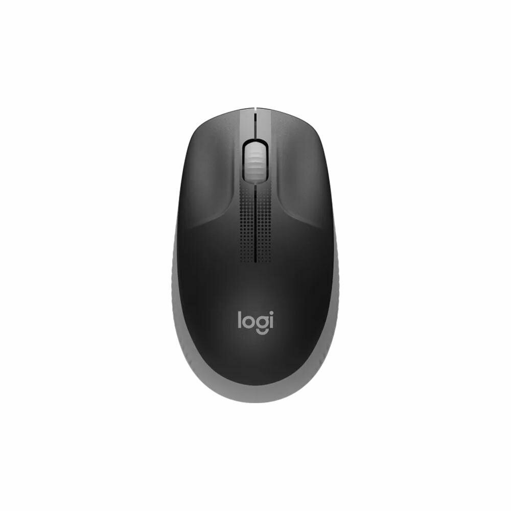 Мышка от бренда LOGITECH M190 Wireless Mouse - MID GREY, серая цвет