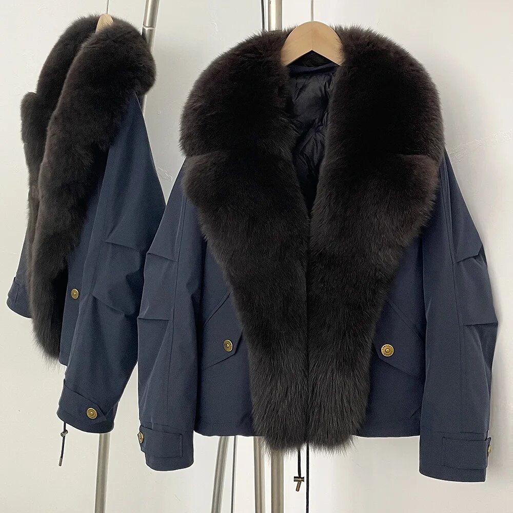 Парка ZMEENNA размер S темно-синий