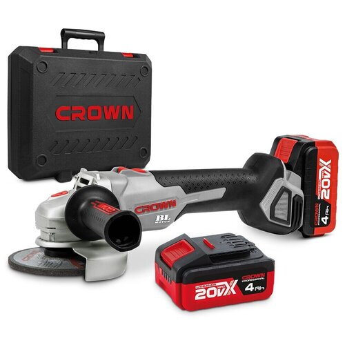 Аккумуляторная угловая шлифовальная машина УШМ Болгарка Crown CT23001-125HX-4 BMC 2499000₽