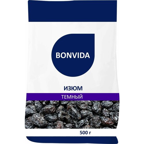 Изюм BONVIDA темный, 500 г - 5 шт.