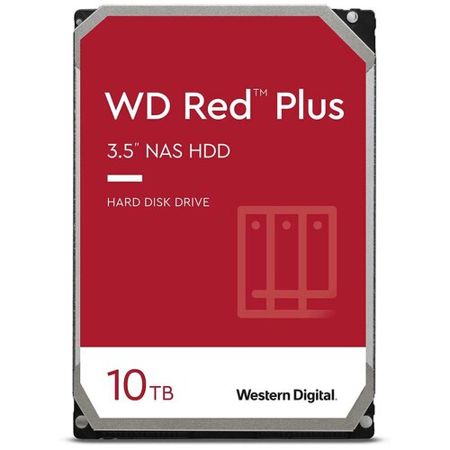 Жесткий диск 10 тб Western Digital Red Plus (WD101EFBX)